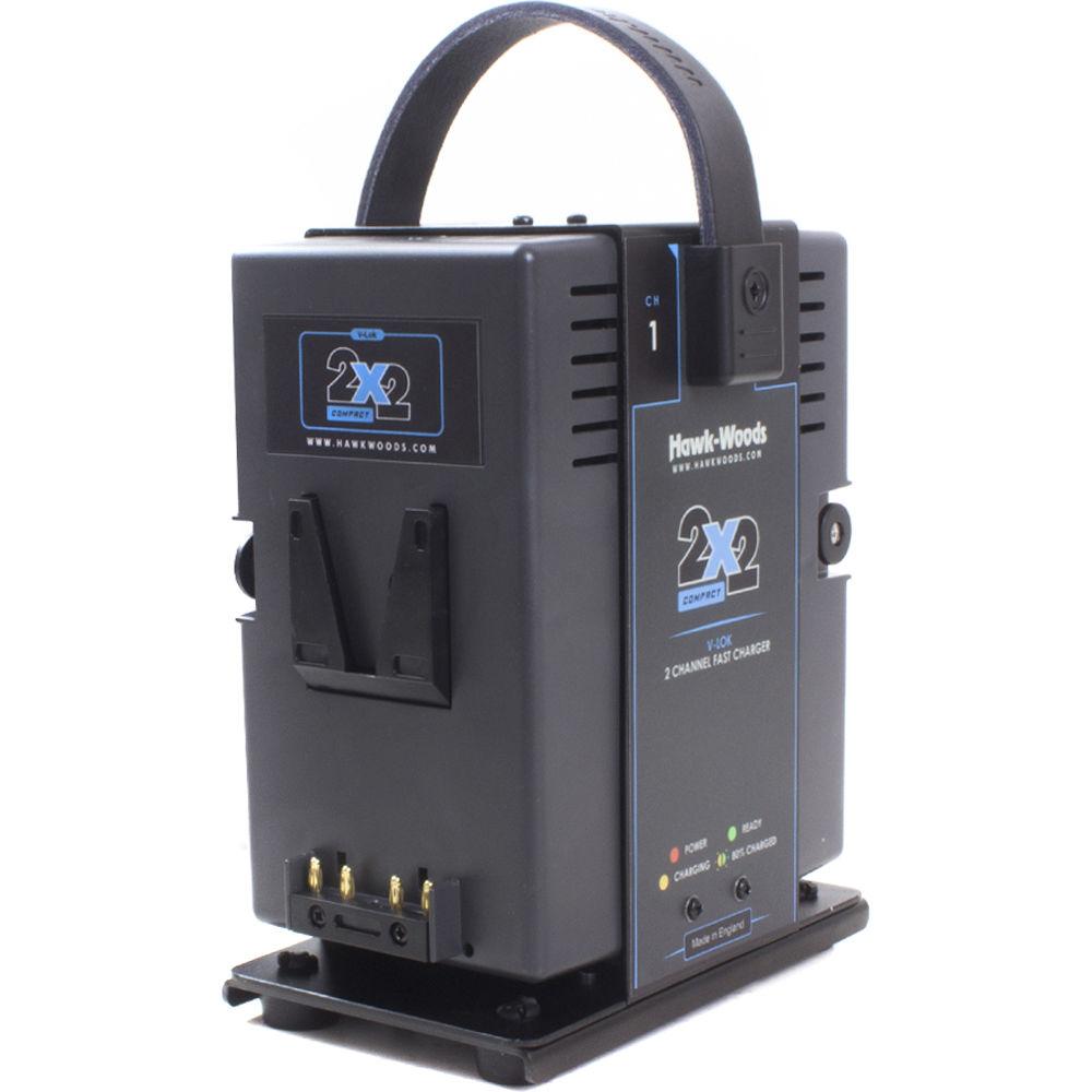 Hawk-Woods 2-Channel Simultaneous Ultra-Fast Charger for V-Lok Batteries