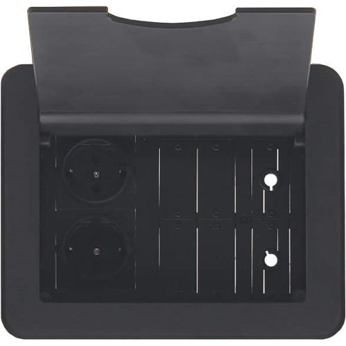 Kramer Table Mount Modular Multi-Connection Solution - Tilt-Up Lid