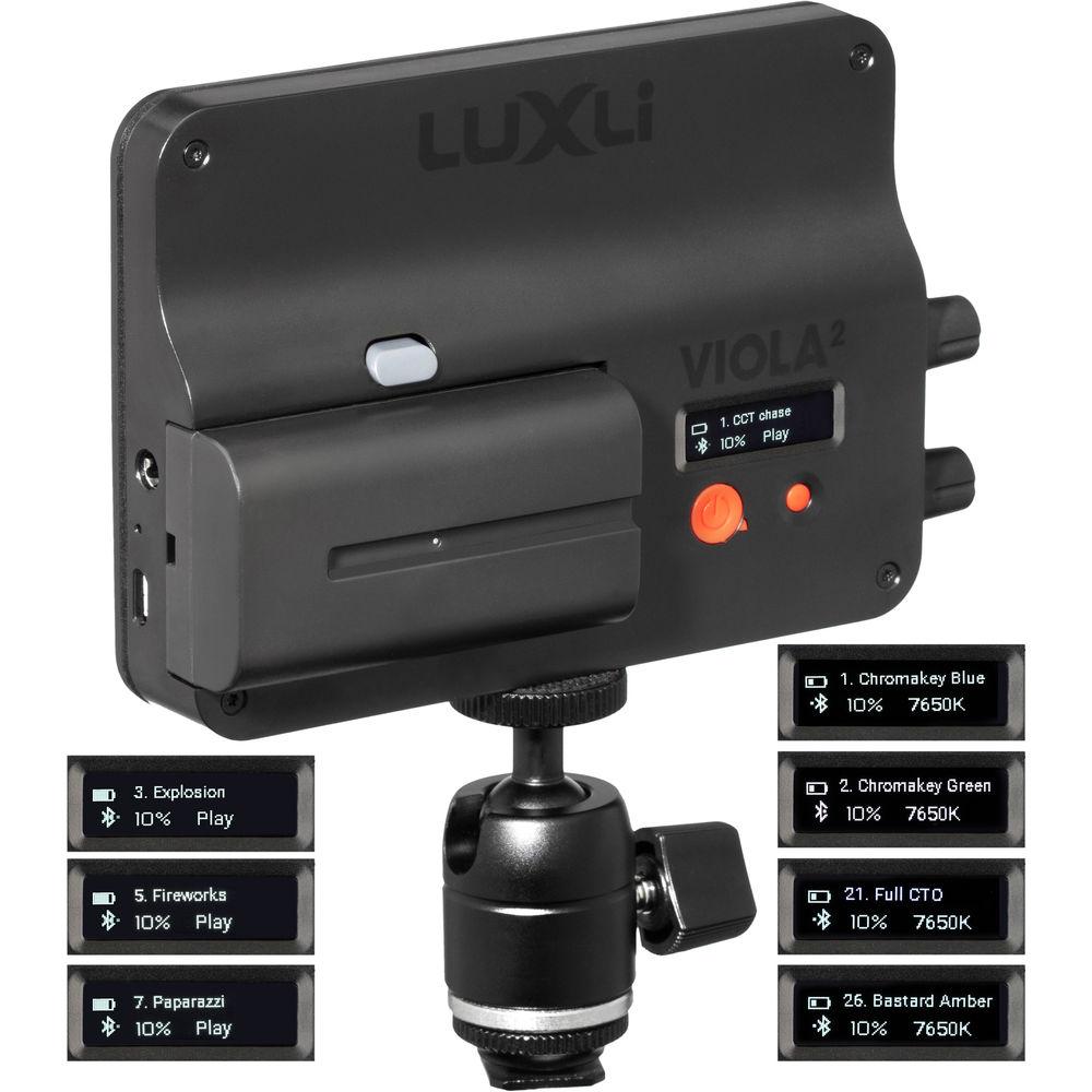 Luxli Viola² 5" On-Camera RGBAW LED Light