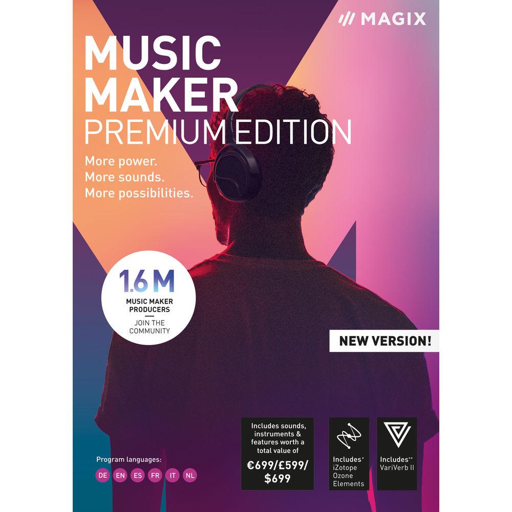 MAGIX Entertainment Music Maker 2019 Premium Edition - Music Production Software