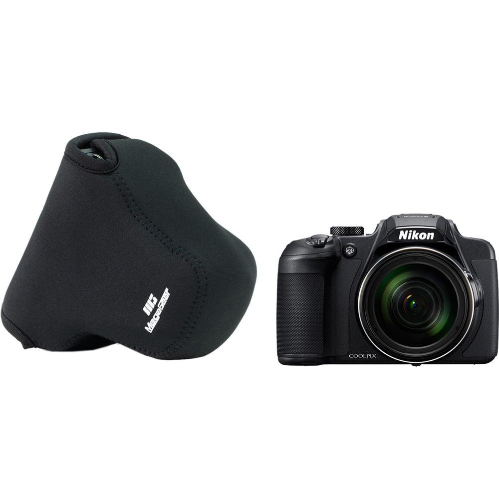 MegaGear Ultra-Light Neoprene Camera Case with Carabiner for Nikon COOLPIX B700
