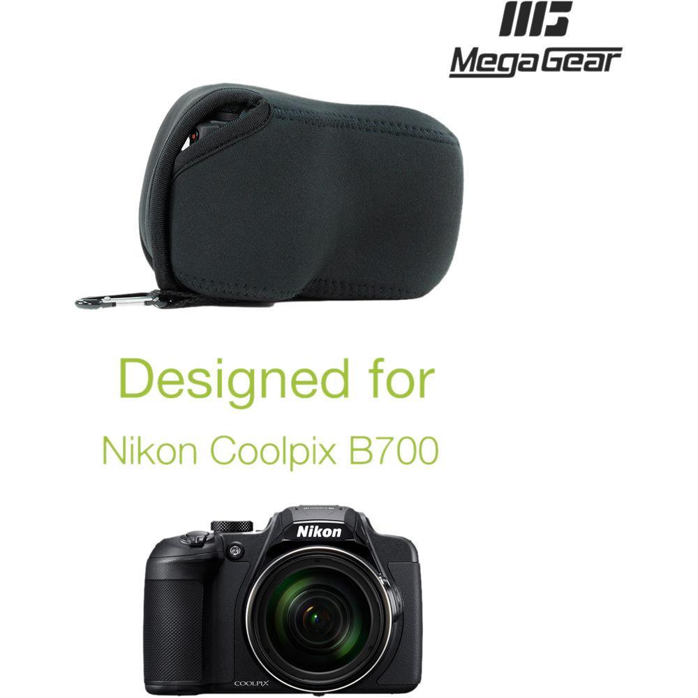 MegaGear Ultra-Light Neoprene Camera Case with Carabiner for Nikon COOLPIX B700