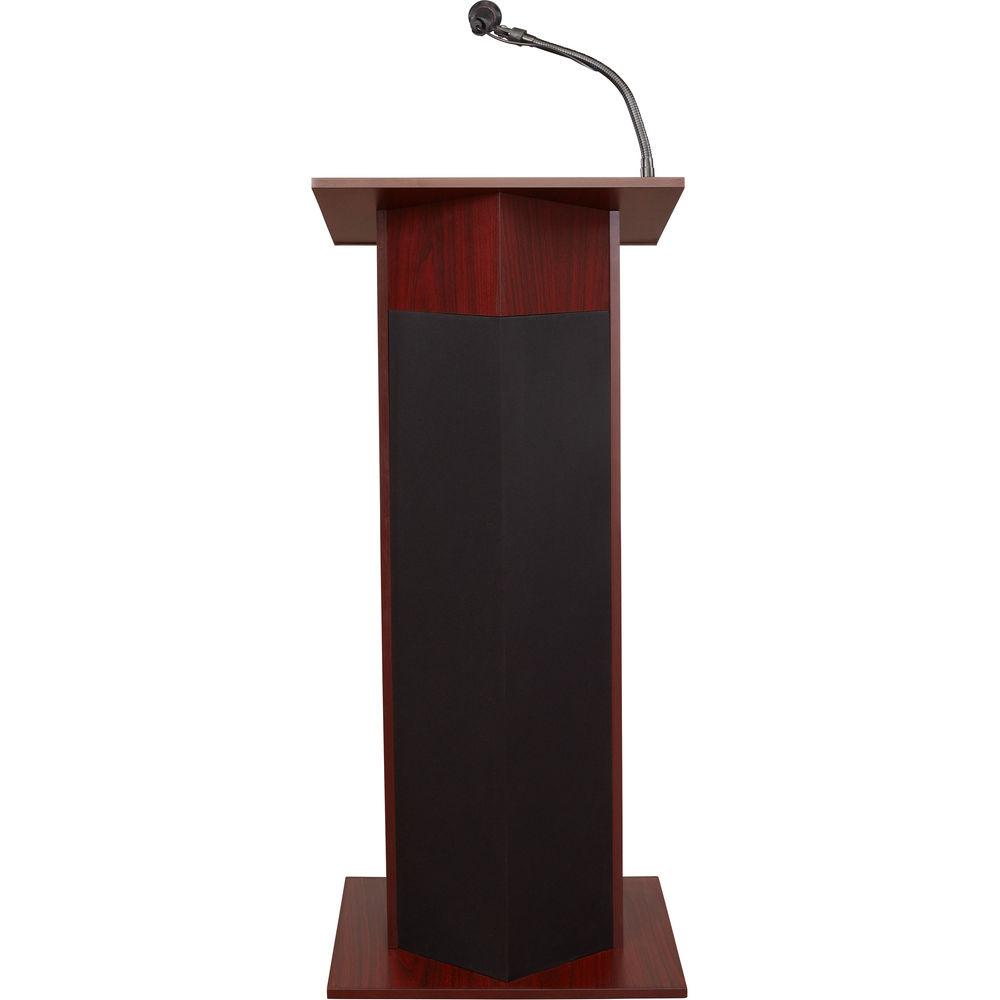 Oklahoma Sound The Power Plus Lectern with Rechargeable Battery & Wireless Handheld Mic