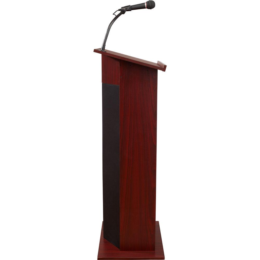 Oklahoma Sound The Power Plus Lectern with Rechargeable Battery & Wireless Headset Mic