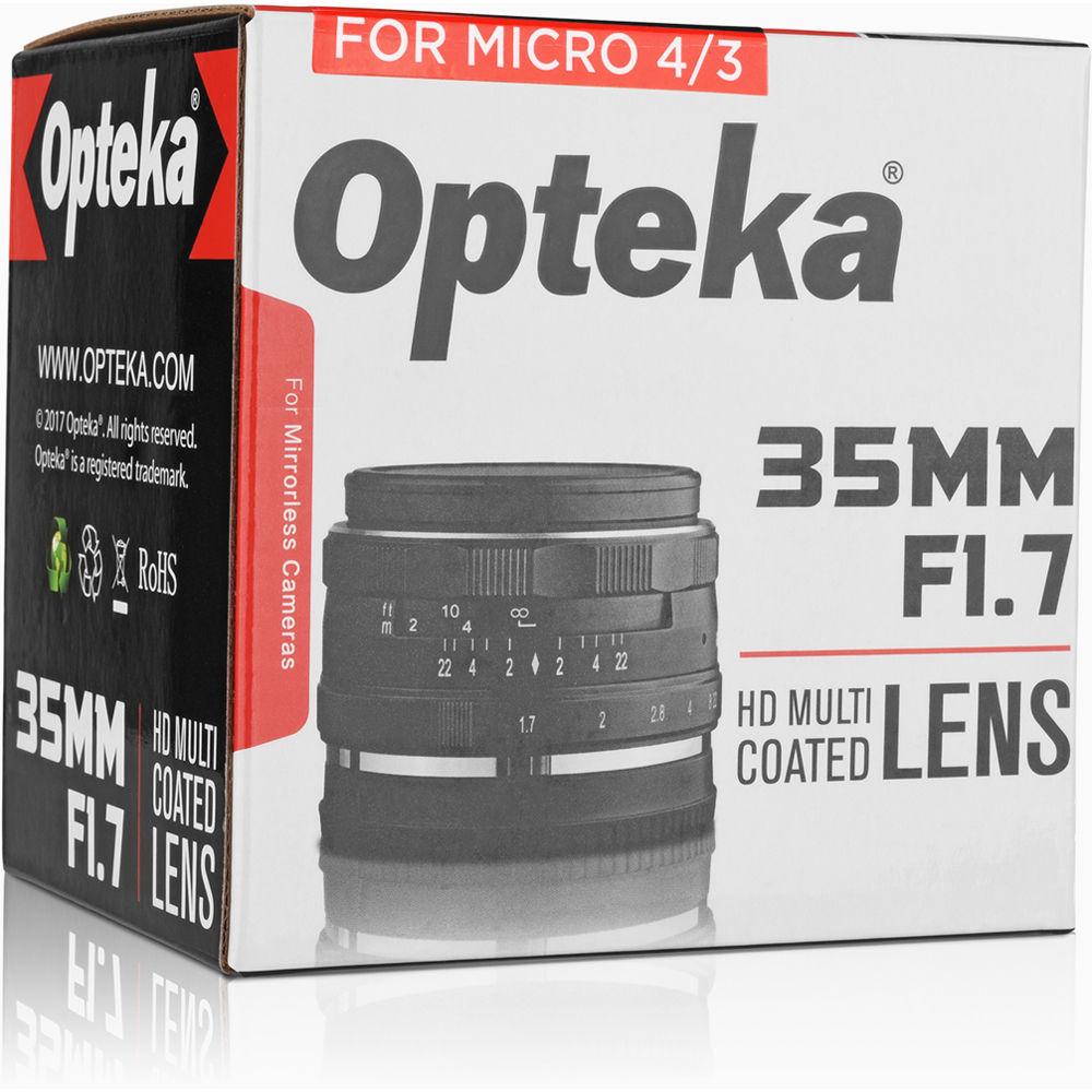 Opteka 35mm f 1.7 Lens for Micro Four Thirds