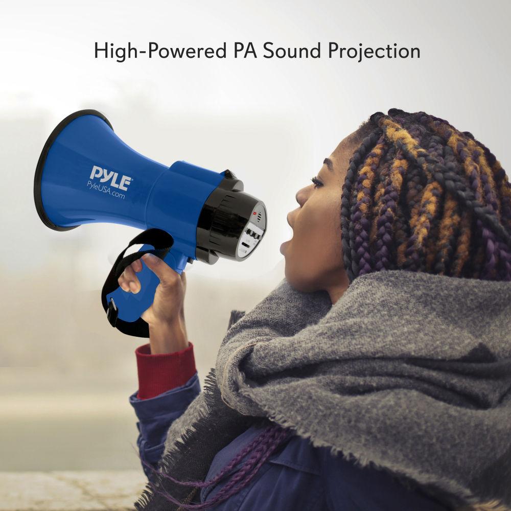 Pyle Pro PMP31BL 30W Megaphone with Siren