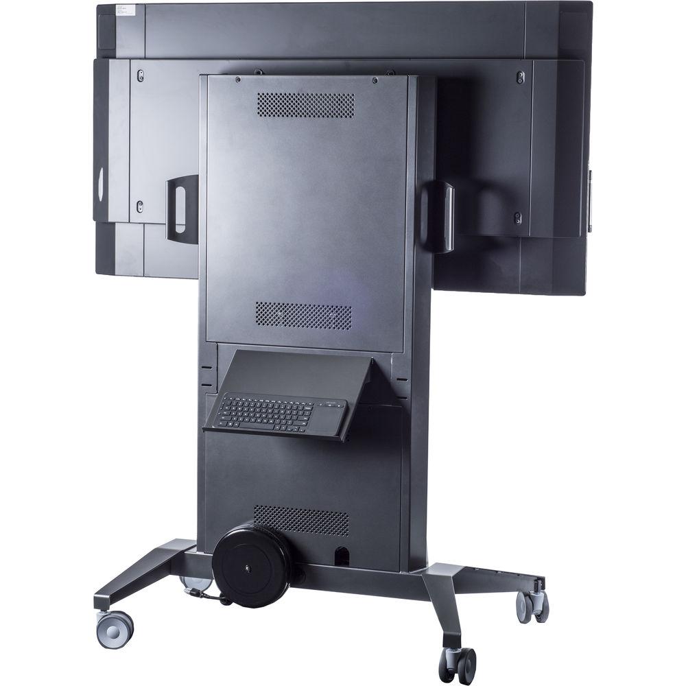Salamander Designs Large Fixed-Height Mobile Display Stand for Up to 65" Displays