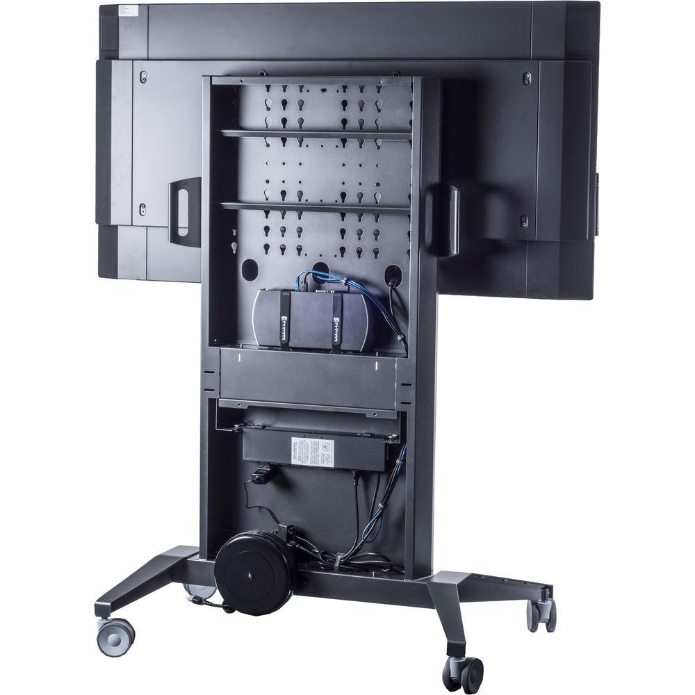 Salamander Designs Large Fixed-Height Mobile Display Stand for Up to 65" Displays