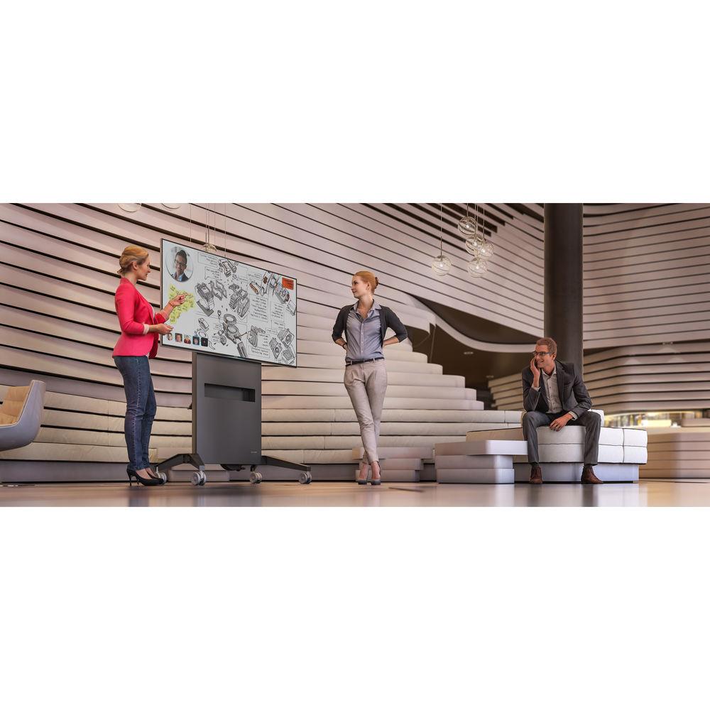 Salamander Designs Large Fixed-Height Mobile Display Stand for Up to 65" Displays