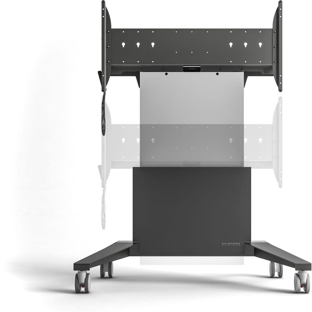 Salamander Designs X-Large Electric Lift Mobile Display Stand for Up to 90" Displays
