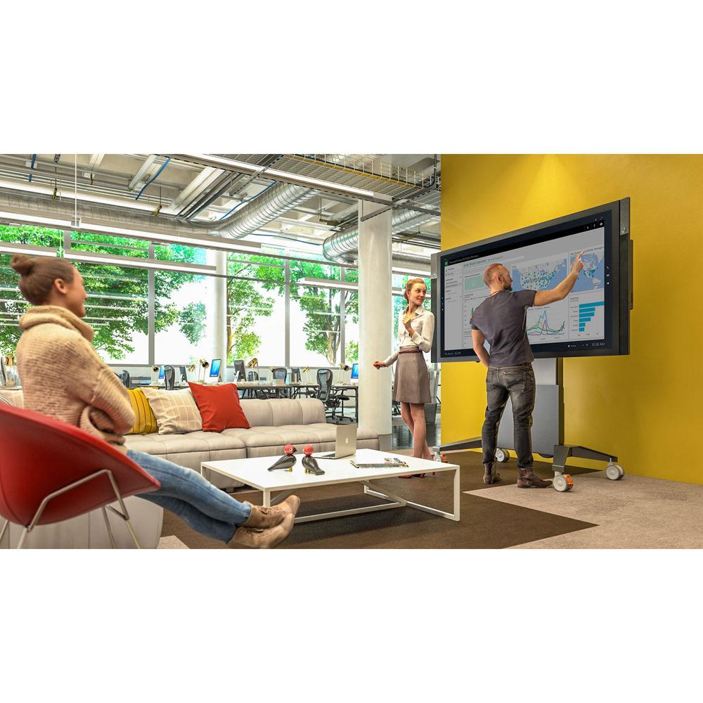 Salamander Designs X-Large Electric Lift Mobile Display Stand for Up to 90" Displays