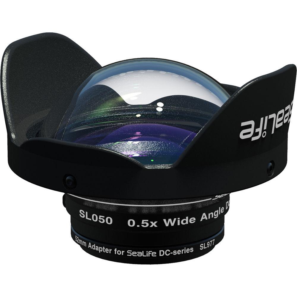SeaLife 0.5x Wide-Angle Dome Lens with 52mm Adapter for DC-Series Cameras