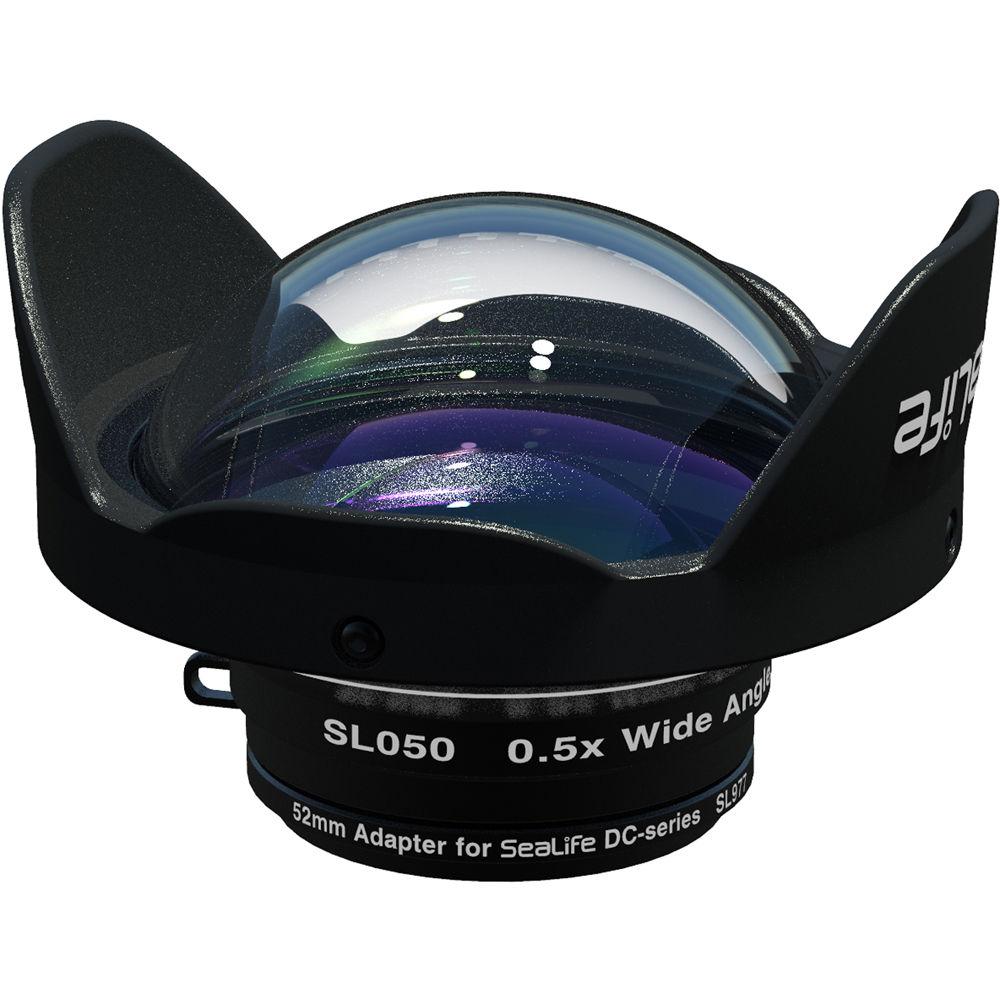 SeaLife 0.5x Wide-Angle Dome Lens with 52mm Adapter for DC-Series Cameras