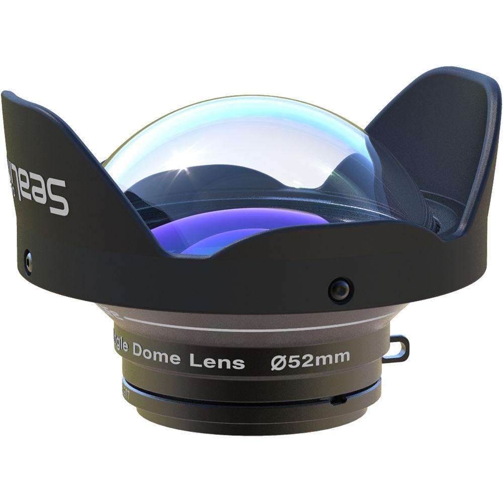 SeaLife 0.5x Wide-Angle Dome Lens with 52mm Adapter for DC-Series Cameras, SeaLife, 0.5x, Wide-Angle, Dome, Lens, with, 52mm, Adapter, DC-Series, Cameras