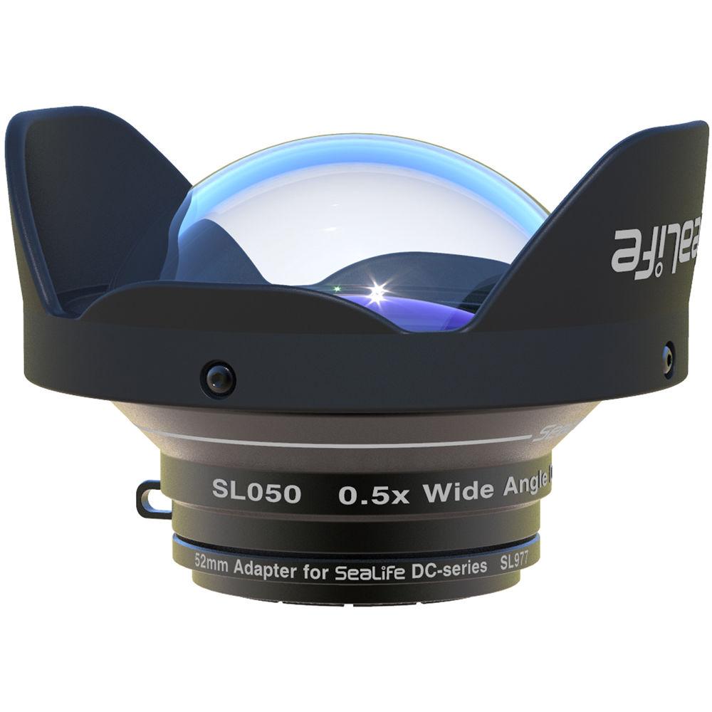 SeaLife 0.5x Wide-Angle Dome Lens with 52mm Adapter for DC-Series Cameras