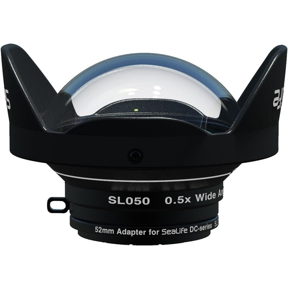 SeaLife 0.5x Wide-Angle Dome Lens with 52mm Adapter for DC-Series Cameras