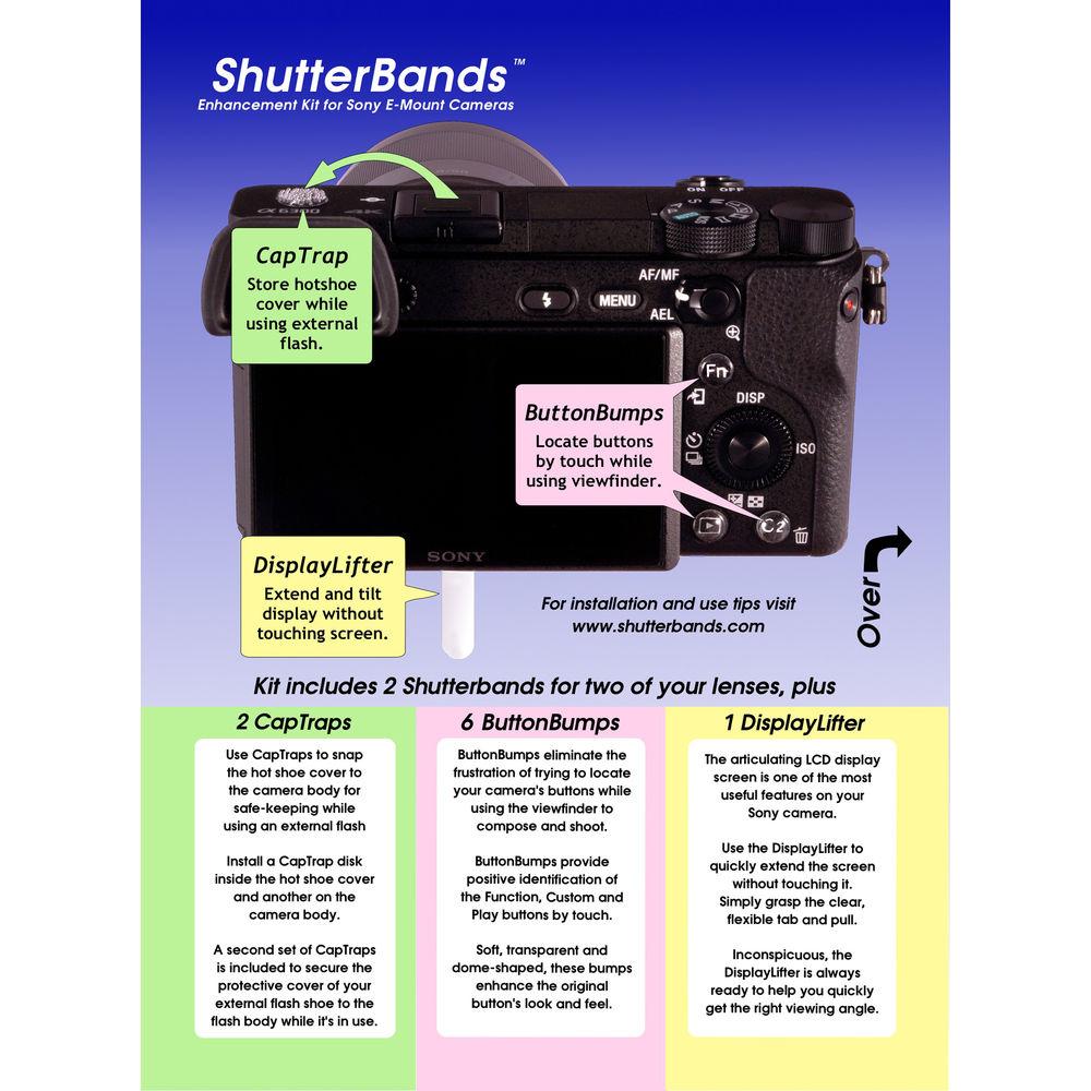 ShutterBands Enhancement Kit for Sony E-Mount Cameras