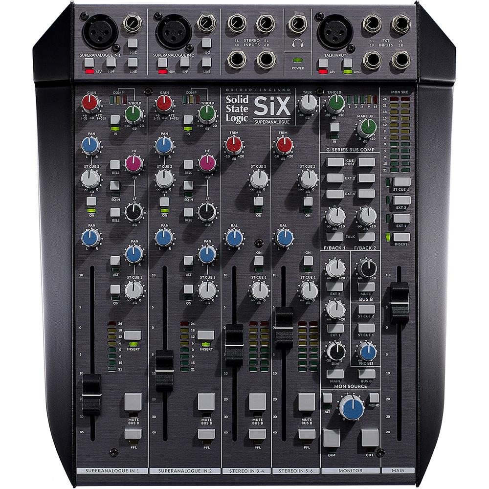 Solid State Logic SiX 4-Channel SuperAnalogue Desktop Mini Mixer