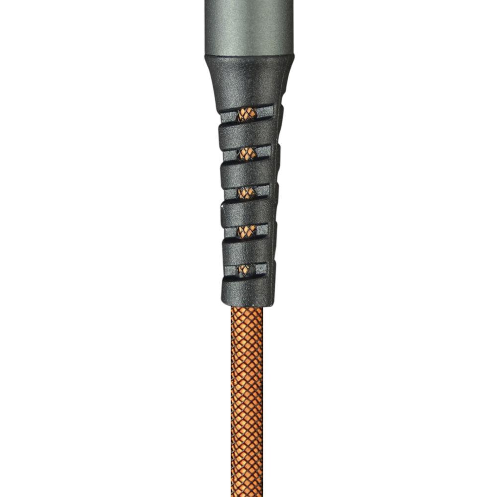 ToughTested PRO Armor Weave 3.5mm Stereo Mini Male to Stereo Mini Male Aux Cable with Slim Tip