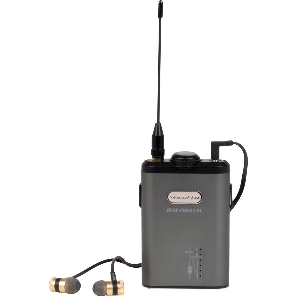 VocoPro IEM-Digital 4 Wireless Stereo In-Ear Monitoring System
