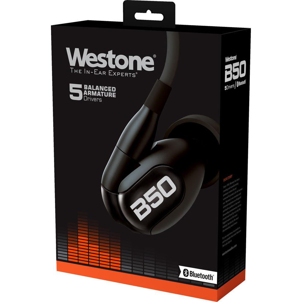 Westone B50 Five-Driver True-Fit Earphones with High-Definition MMCX & Bluetooth Cables