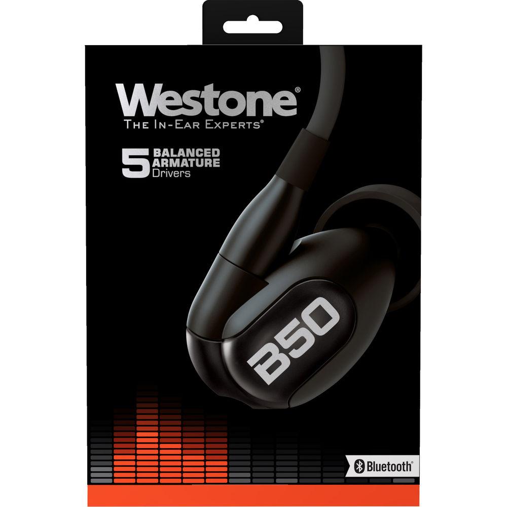 Westone B50 Five-Driver True-Fit Earphones with High-Definition MMCX & Bluetooth Cables