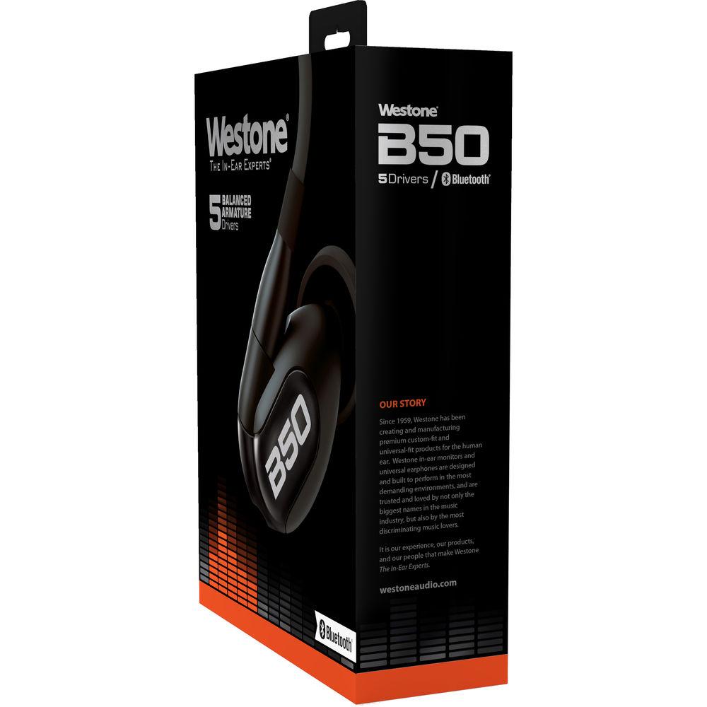 Westone B50 Five-Driver True-Fit Earphones with High-Definition MMCX & Bluetooth Cables, Westone, B50, Five-Driver, True-Fit, Earphones, with, High-Definition, MMCX, &, Bluetooth, Cables