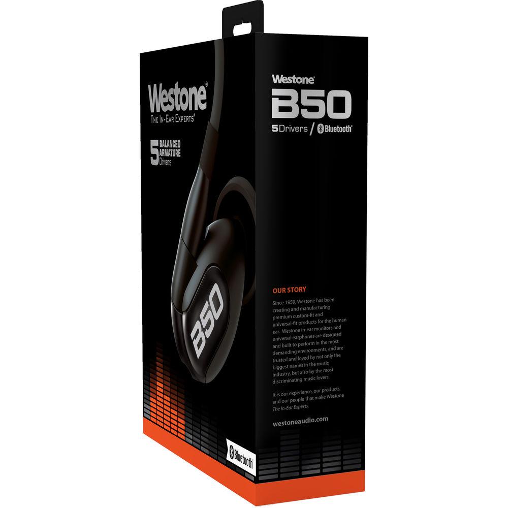 Westone B50 Five-Driver True-Fit Earphones with High-Definition MMCX & Bluetooth Cables