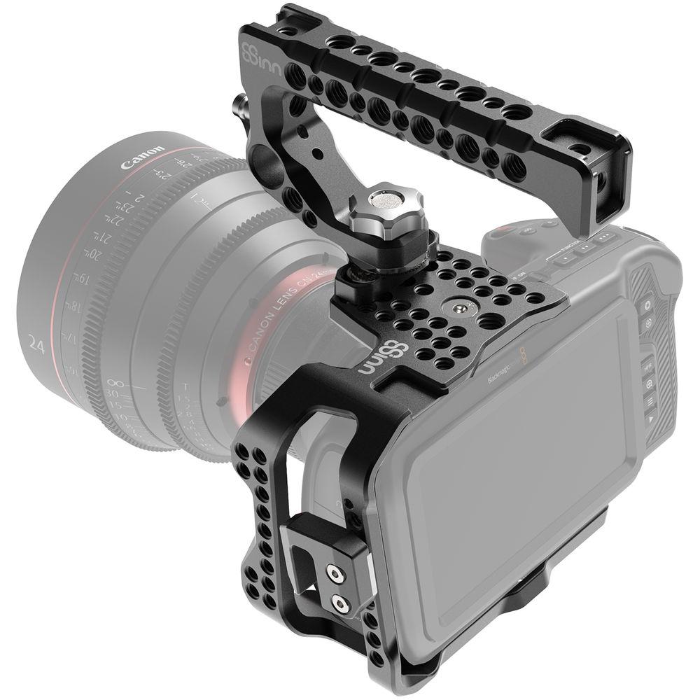 8Sinn Half Cage with Top Handle Scorpio for Blackmagic Design Pocket Cinema Camera 4K, 8Sinn, Half, Cage, with, Top, Handle, Scorpio, Blackmagic, Design, Pocket, Cinema, Camera, 4K