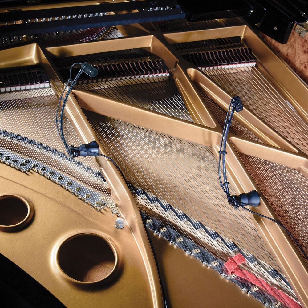 Audio-Technica Cardioid Condenser Instrument Microphone with Gooseneck & Magnetic Piano Mount