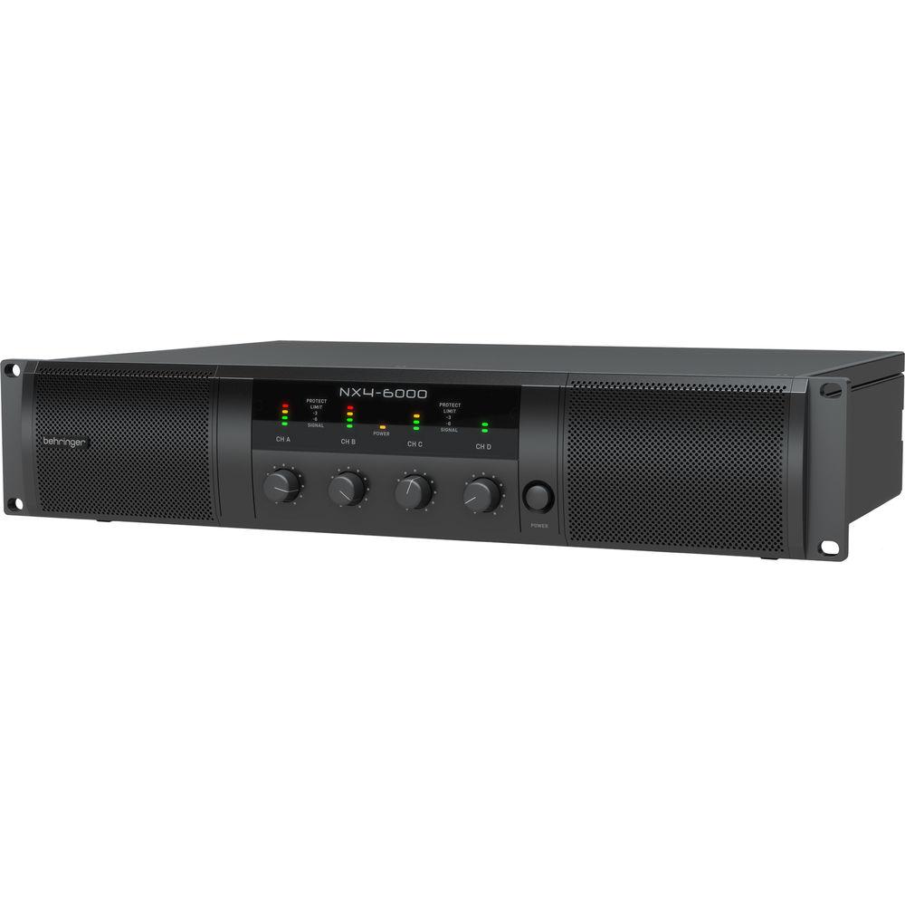 Behringer NX4-6000 Lightweight 4-Channel 6000W Class-D Power Amplifier