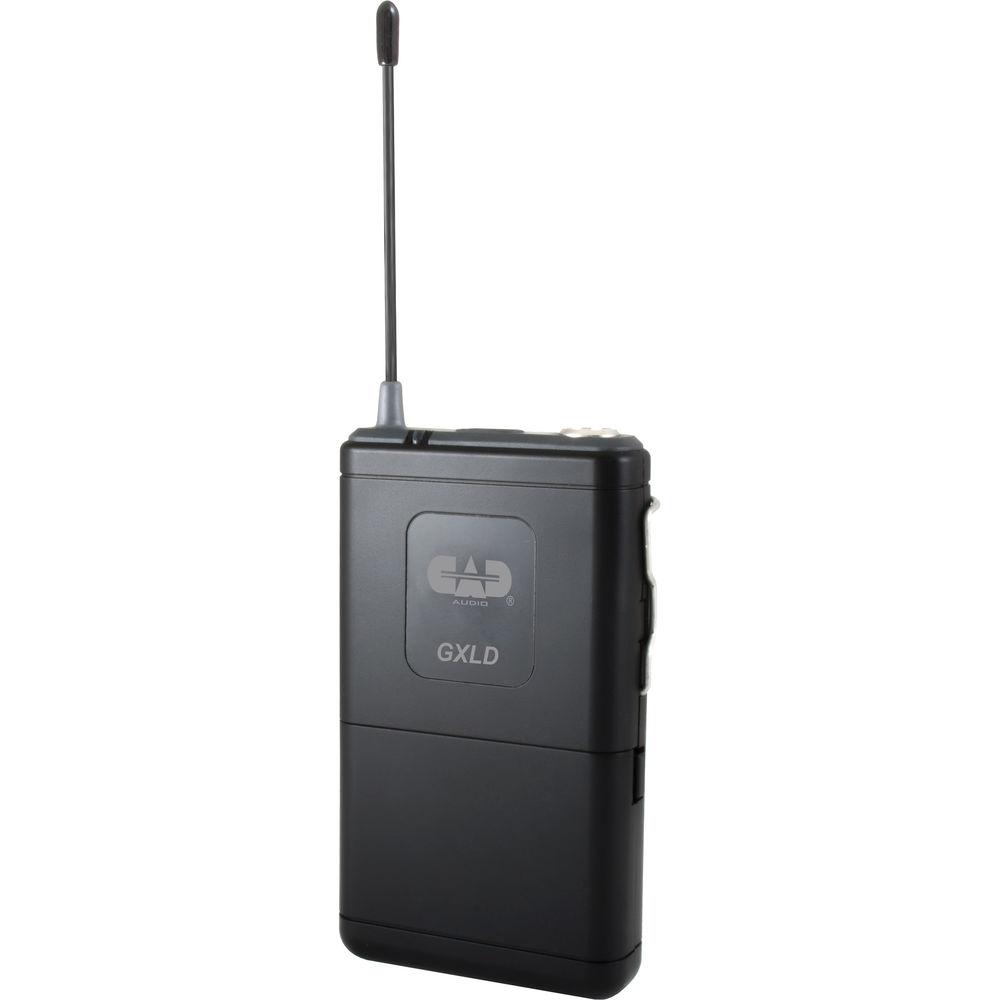 CAD GXLD2BB Digital Dual-Channel Wireless Microphone System with Two Bodypack Transmitters, CAD, GXLD2BB, Digital, Dual-Channel, Wireless, Microphone, System, with, Two, Bodypack, Transmitters