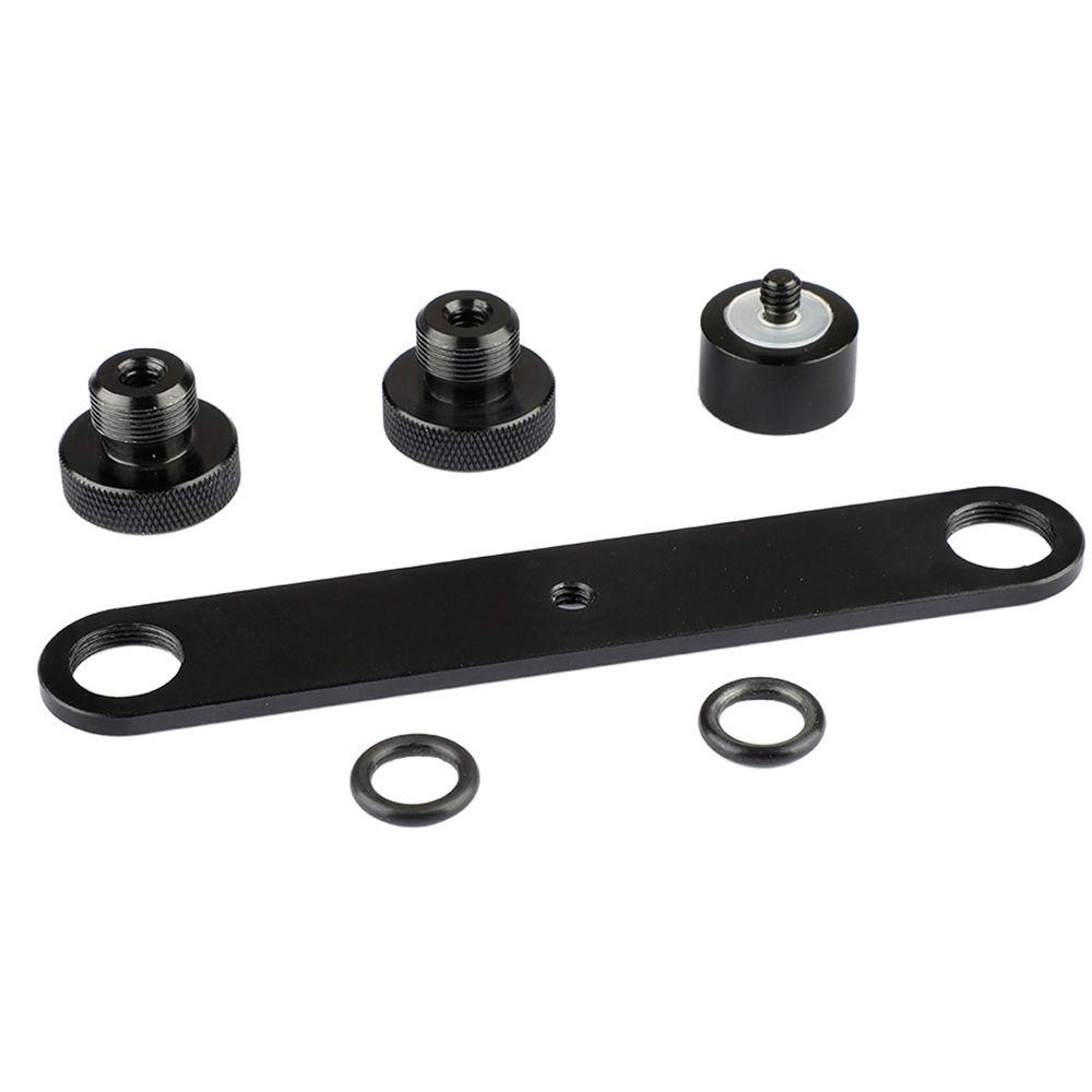 CAMVATE Dual Microphone Mounts Bracket With 5 8"-27 Threads