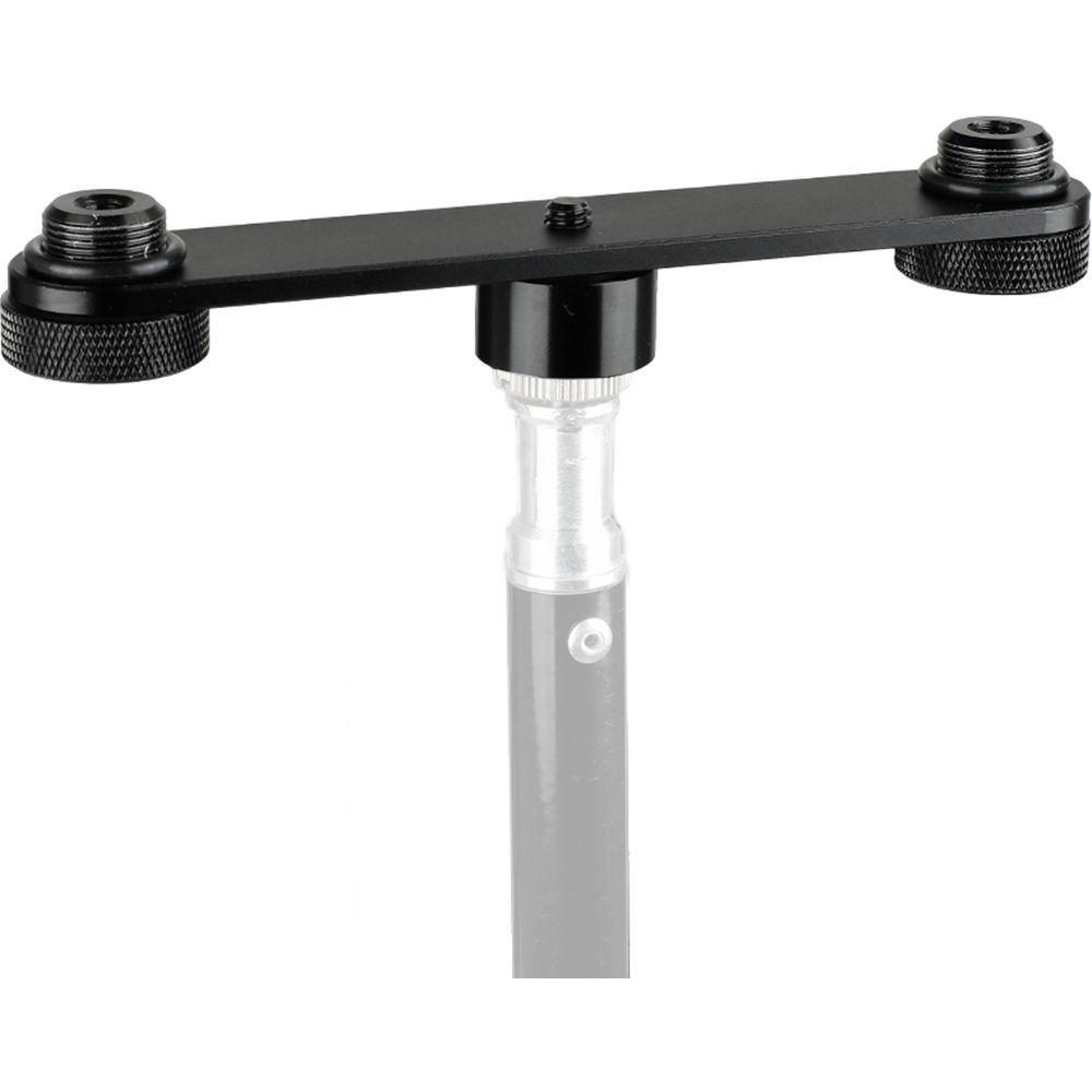 CAMVATE Dual Microphone Mounts Bracket With 5 8"-27 Threads