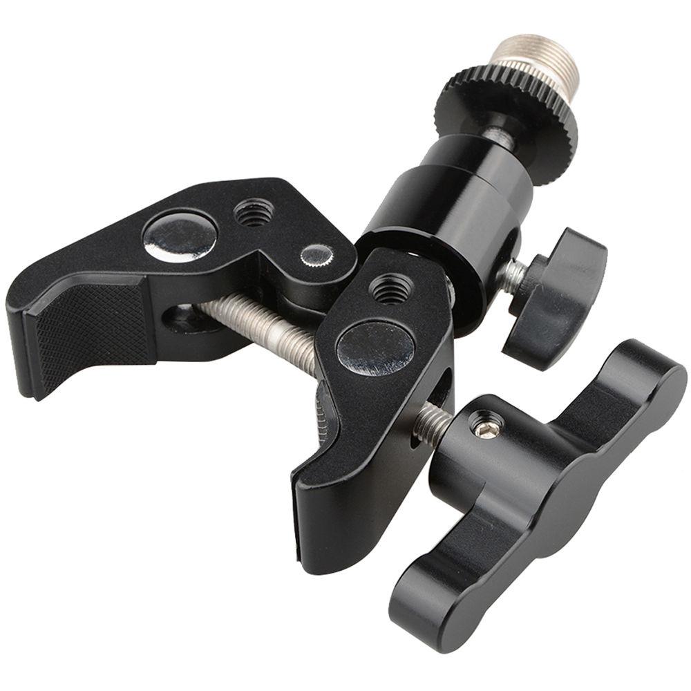 CAMVATE Super Clamp With 5 8"-27 Screw Mini Ball Head Mount For Microphone