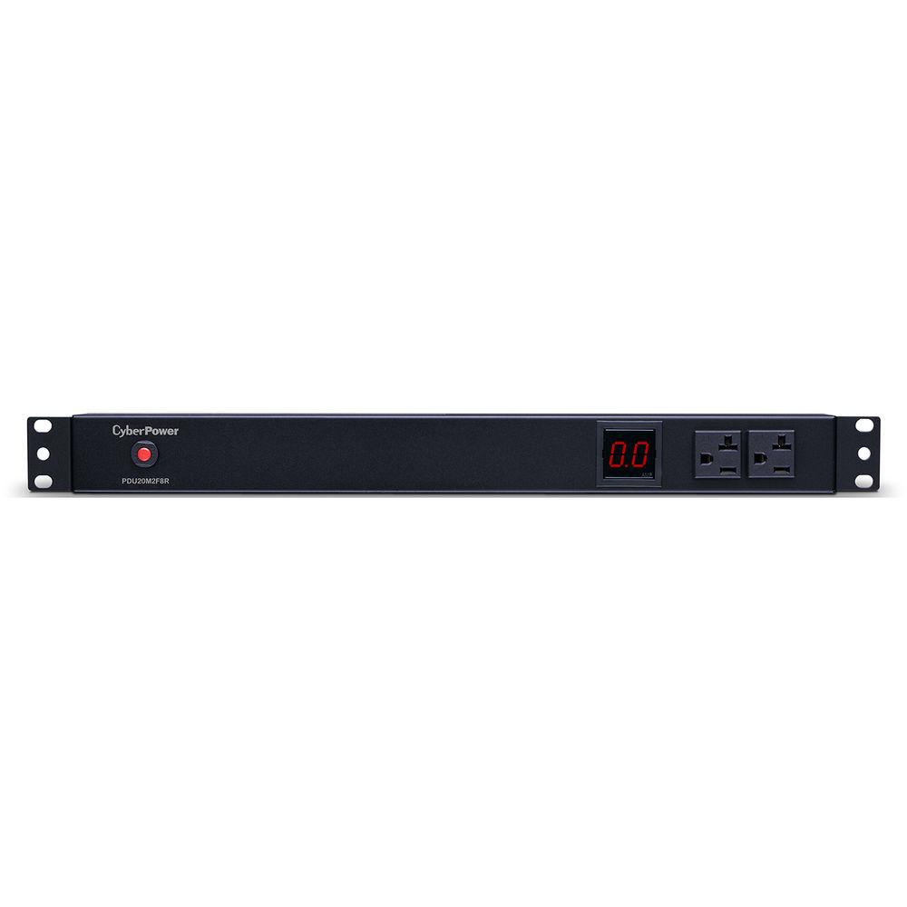 CyberPower Metered PDU16A 100-125V 50 60Hz Nema L5-20P Plug 10 Nema 5-20 1U 15