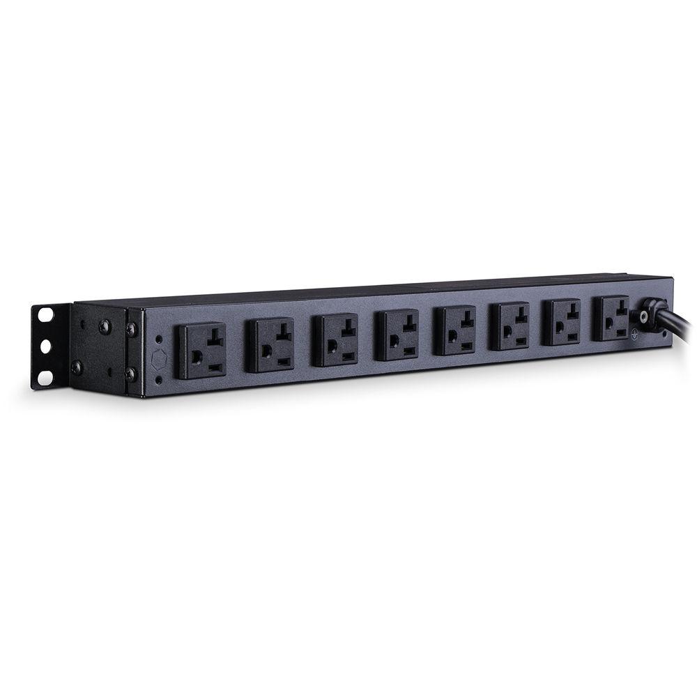 CyberPower Metered PDU16A 100-125V 50 60Hz Nema L5-20P Plug 10 Nema 5-20 1U 15