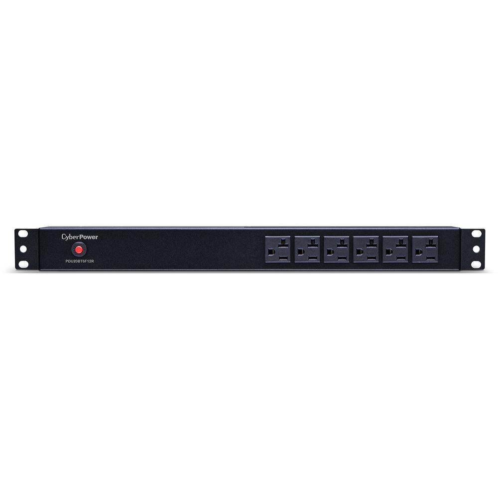 CyberPower Metered PDU16A 100-125V 50 60Hz Nema L5-20P Plug, 14 Nema 5-20R 1U 15
