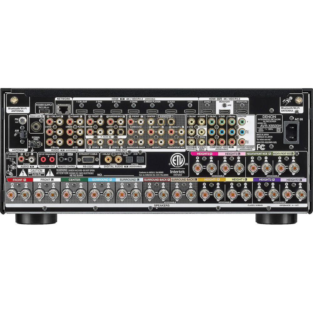 Denon AVR-X8500H 13.2-Channel Network A V Receiver