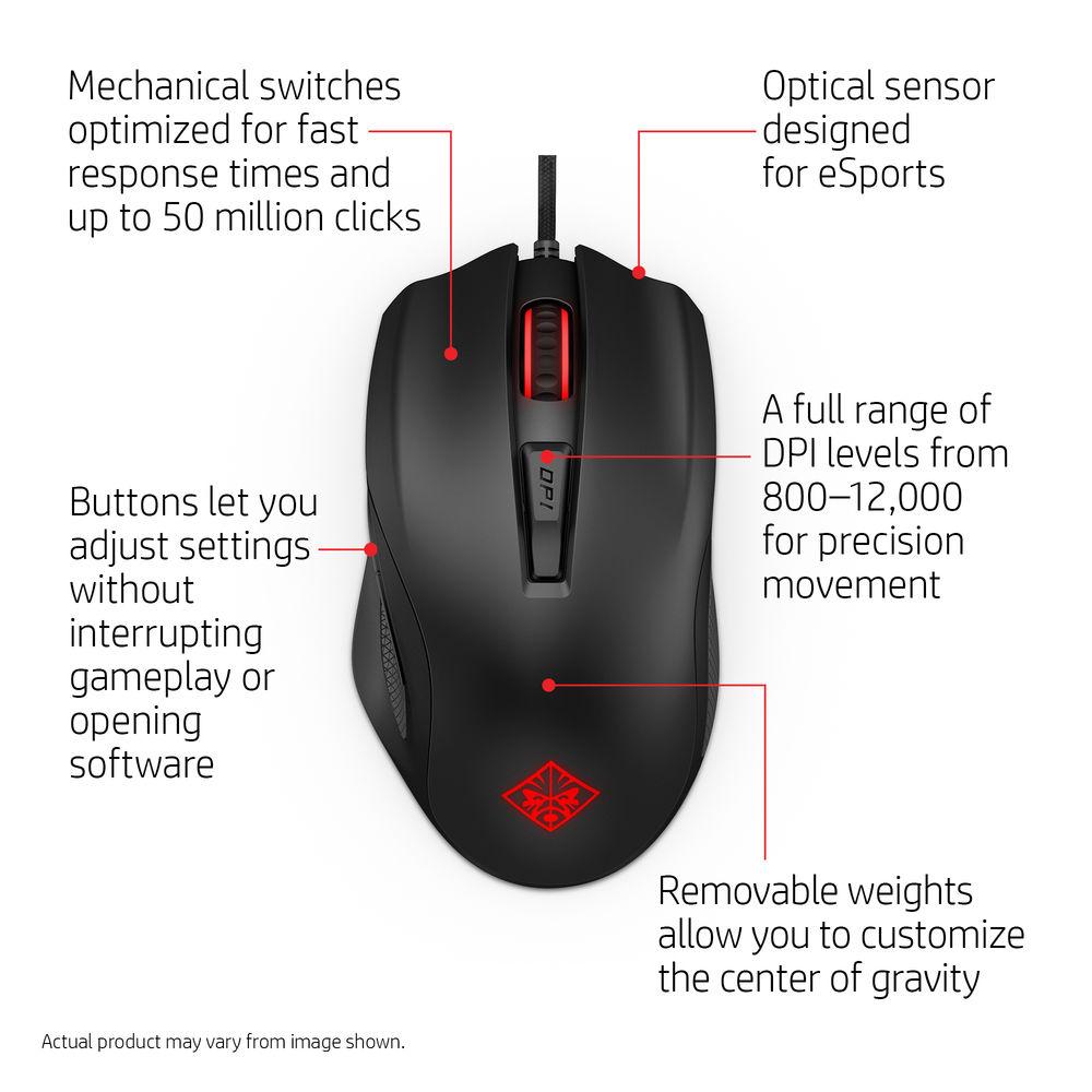 HP Wired Omen Mouse 600, HP, Wired, Omen, Mouse, 600