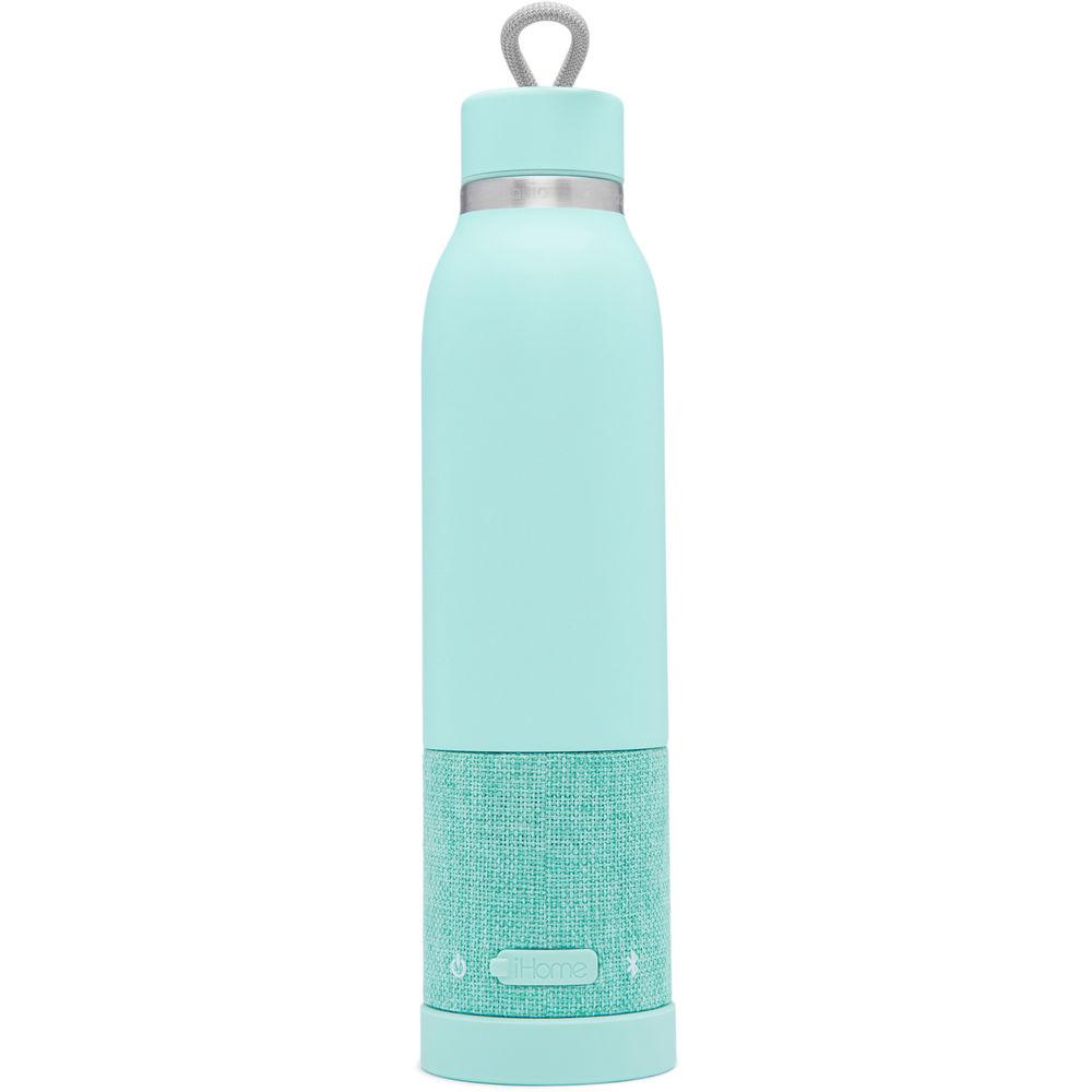 iHome Aquio 16oz Bottle with Bluetooth Waterproof Speaker