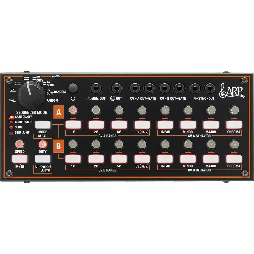 Korg ARP Odyssey FSQ Rev2 Full-Sized Analog Synthesizer with SQ-1 Step Sequencer