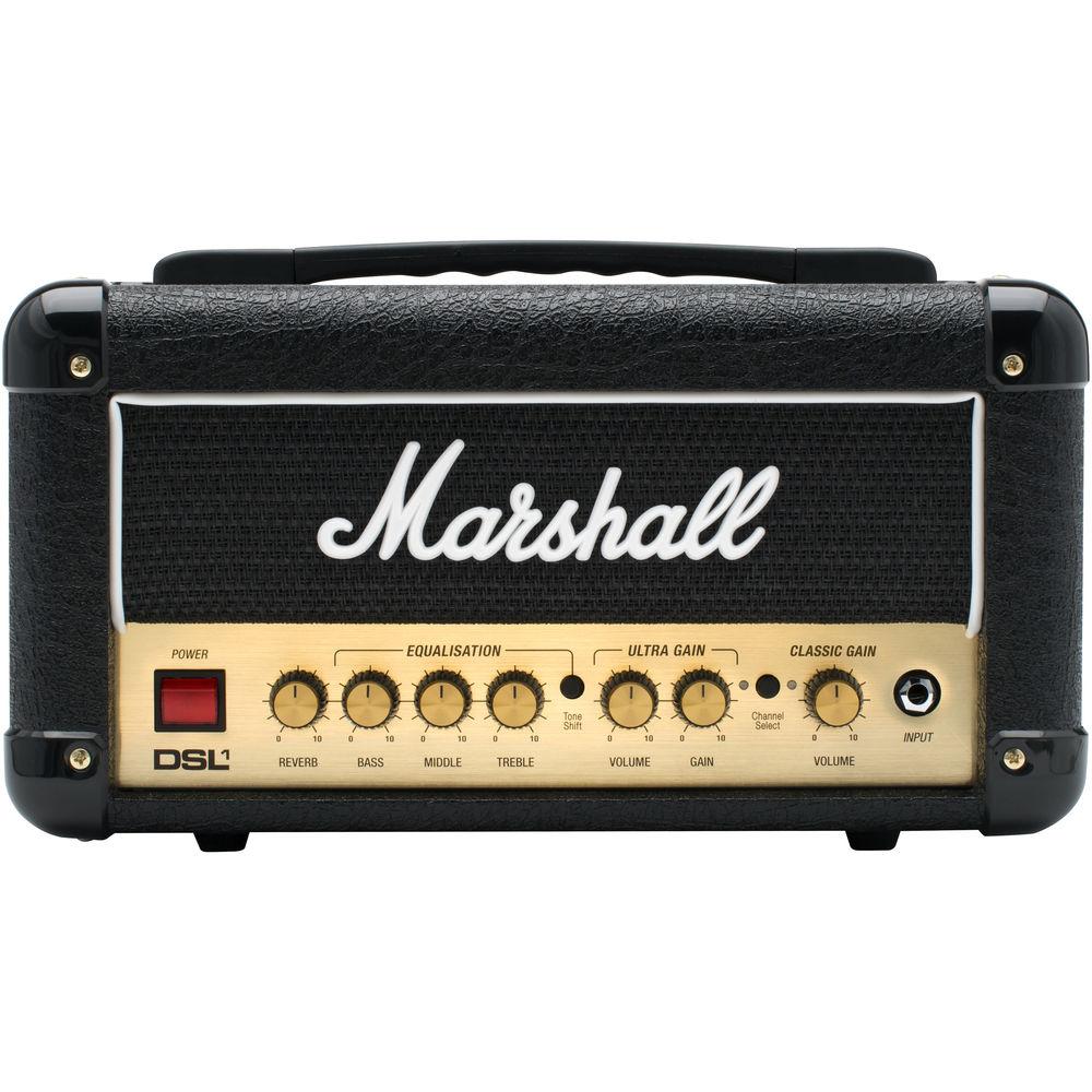 Marshall Amplification DSL1HR 1W 2-Channel Valve Amplifier Head with Reverb