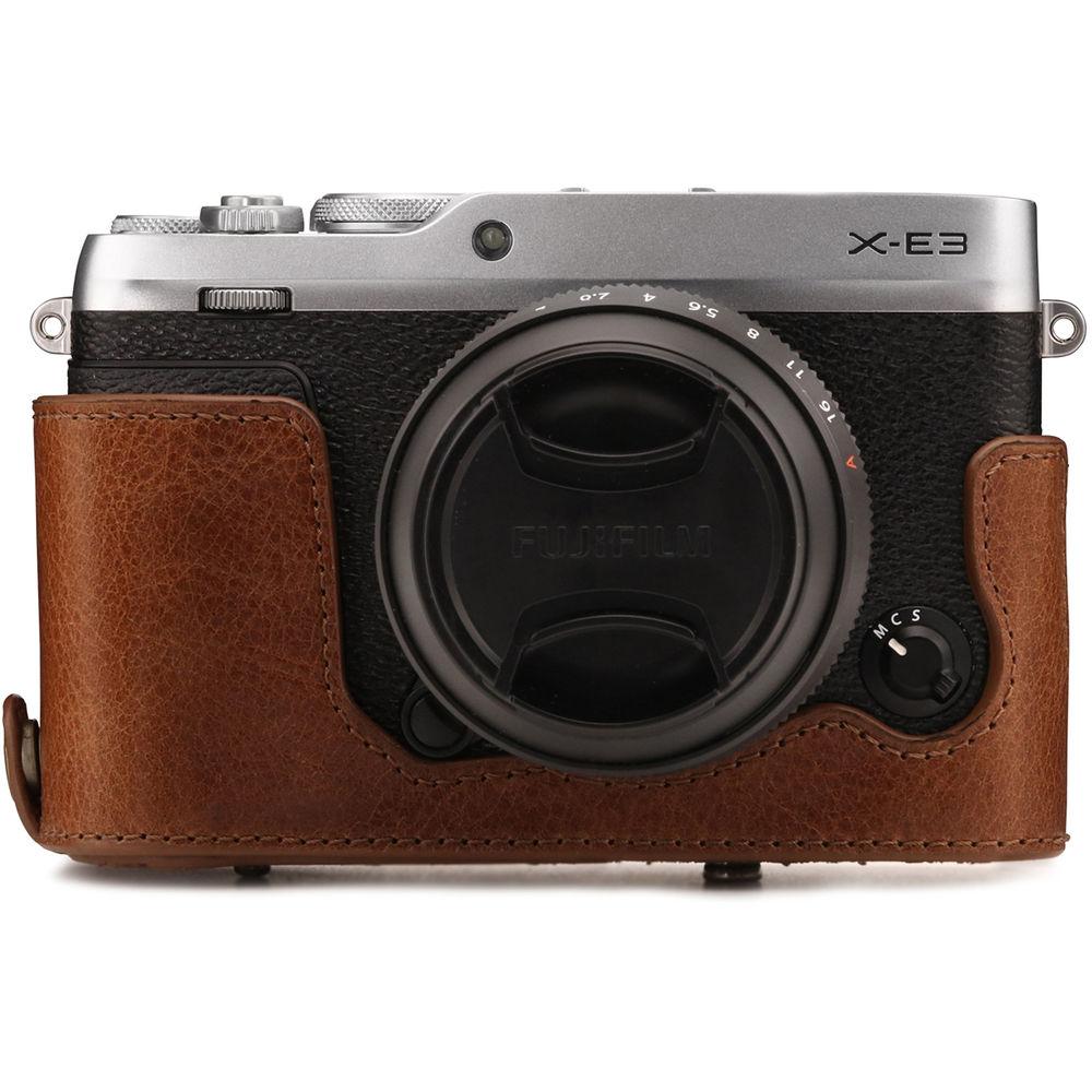 MegaGear Ever Ready Leather Camera Case for Fujifilm X-E3 with 23mm or 18-55mm Lens