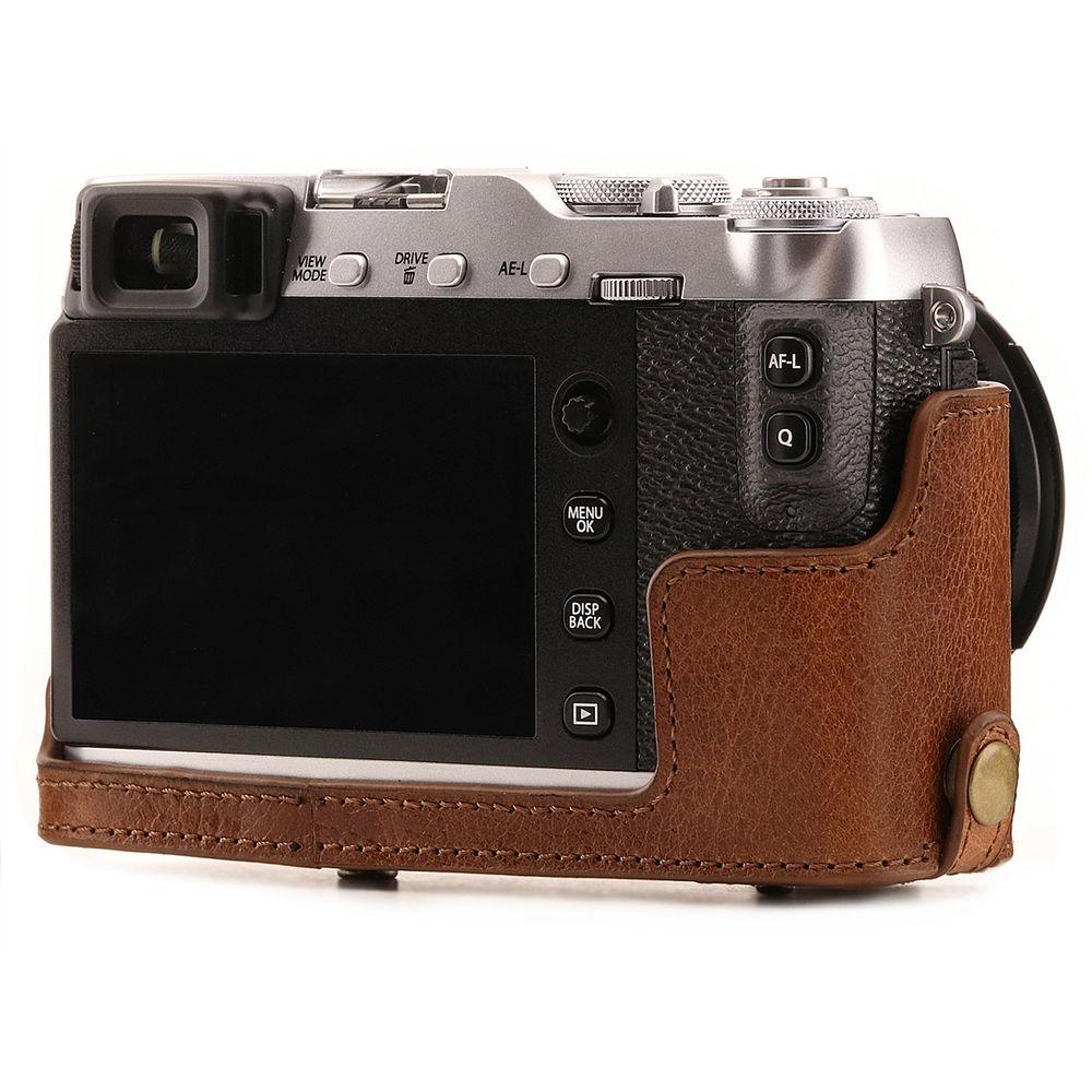 MegaGear Ever Ready Leather Camera Case for Fujifilm X-E3 with 23mm or 18-55mm Lens