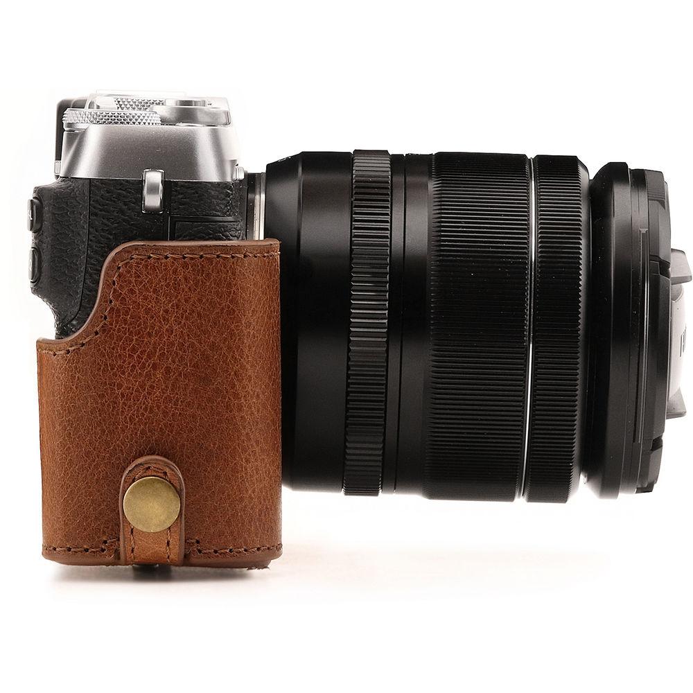 MegaGear Ever Ready Leather Camera Case for Fujifilm X-E3 with 23mm or 18-55mm Lens