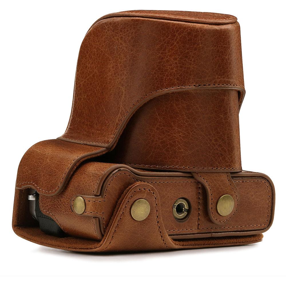 MegaGear Ever Ready Leather Camera Case for Fujifilm X-E3 with 23mm or 18-55mm Lens