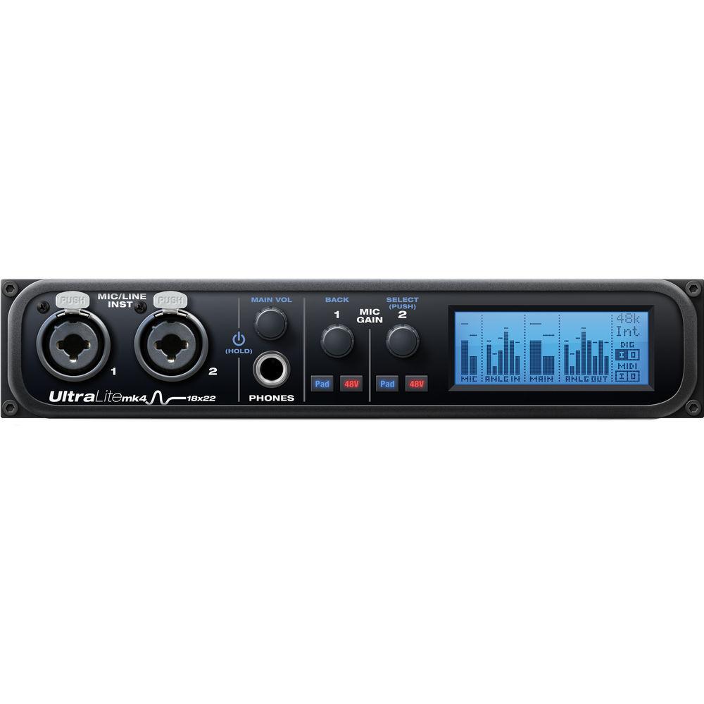 MOTU UltraLite-mk4 18x22 USB Audio Interface with DSP, MOTU, UltraLite-mk4, 18x22, USB, Audio, Interface, with, DSP