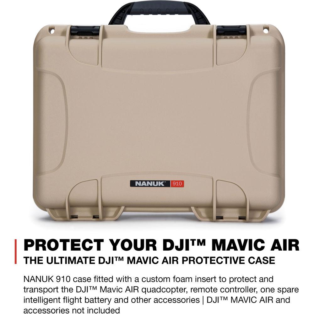Nanuk 910 Waterproof Hard Case with Insert for DJI Mavic Air