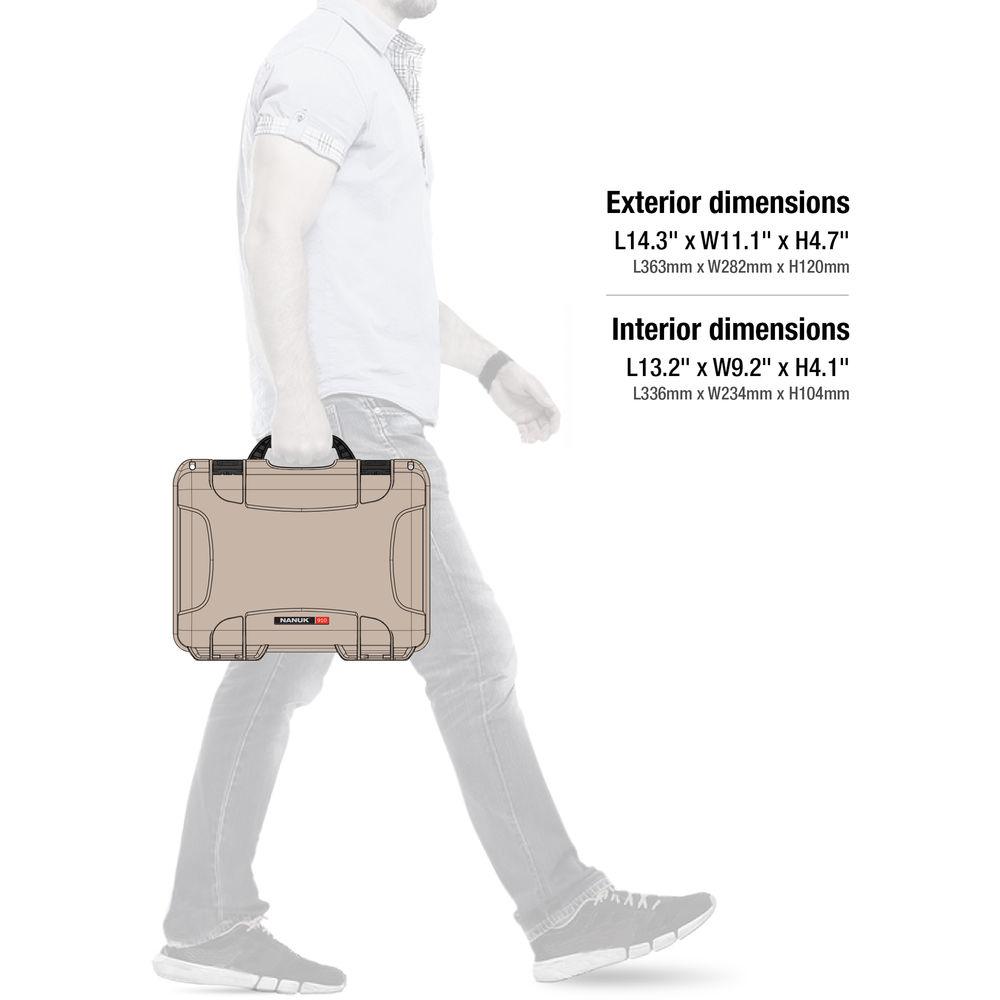 Nanuk 910 Waterproof Hard Case with Insert for DJI Mavic Air